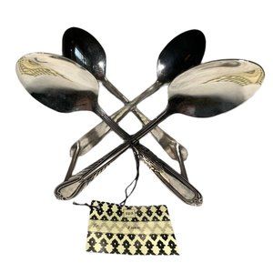 NWT silver-toned spoon napkin holder